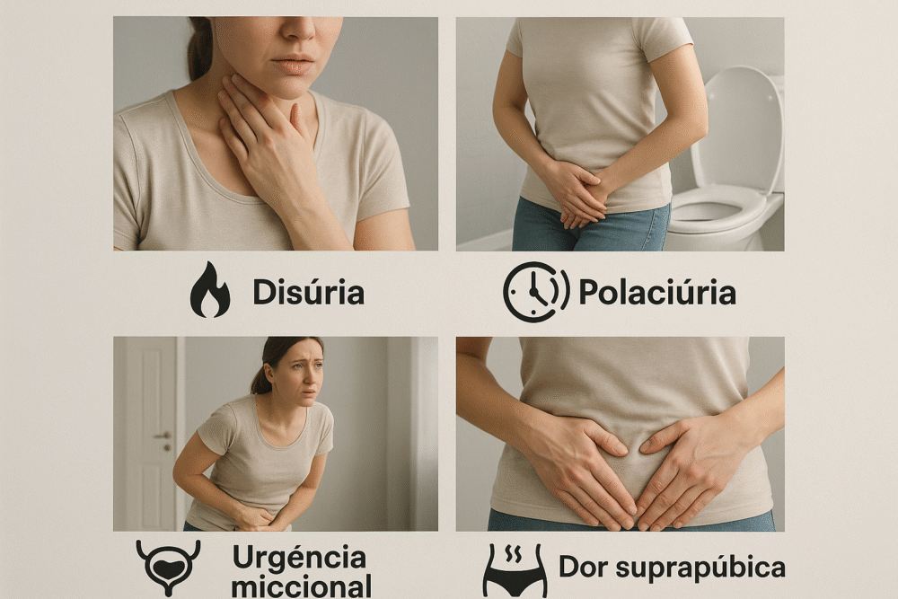 Sintomas de Cistite (ITU Baixa)